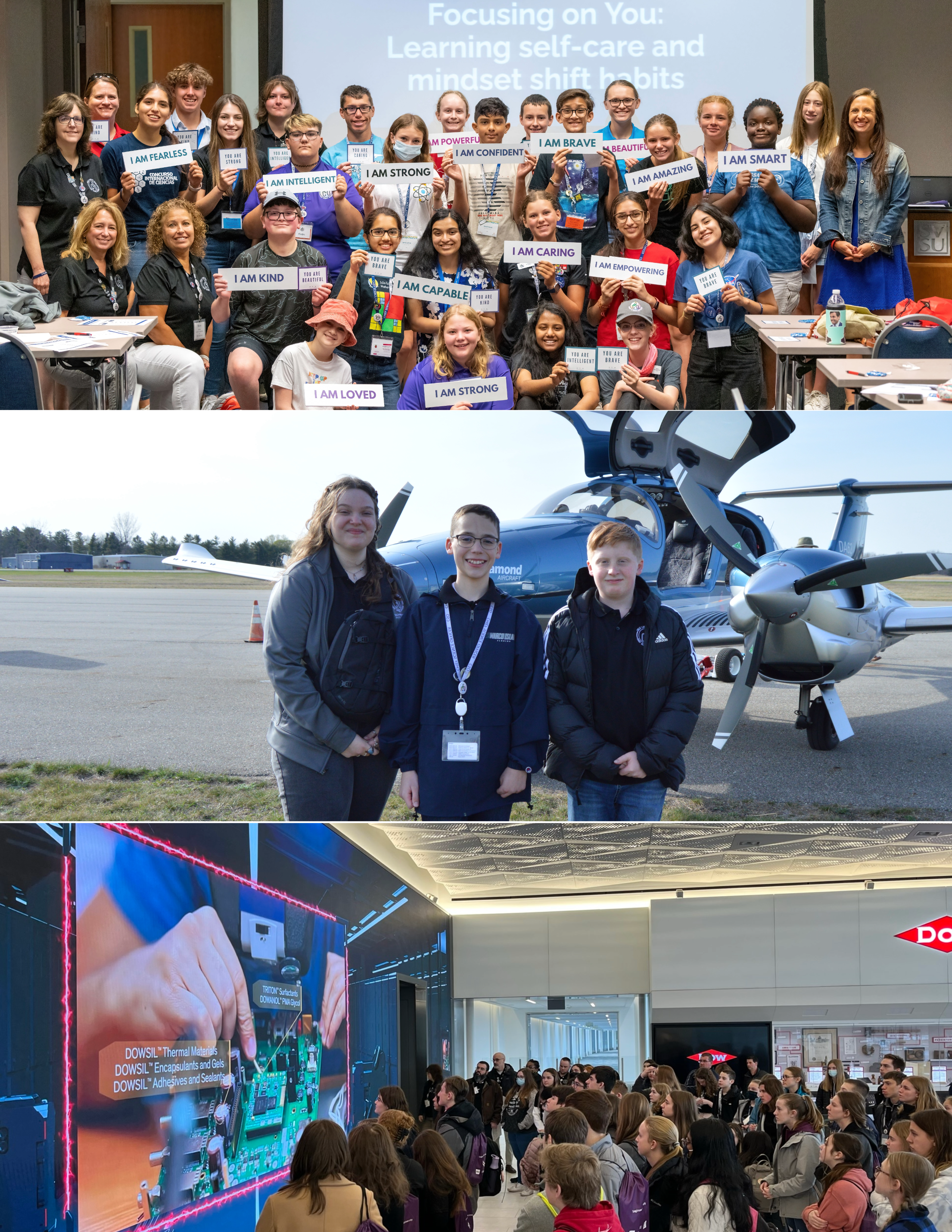 Students leading activities